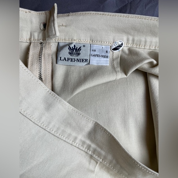 Beautiful rare Lafei.nier skirt. 95% Cotton. Maxi Skirt. Tan/Khaki - Picture 7 of 7